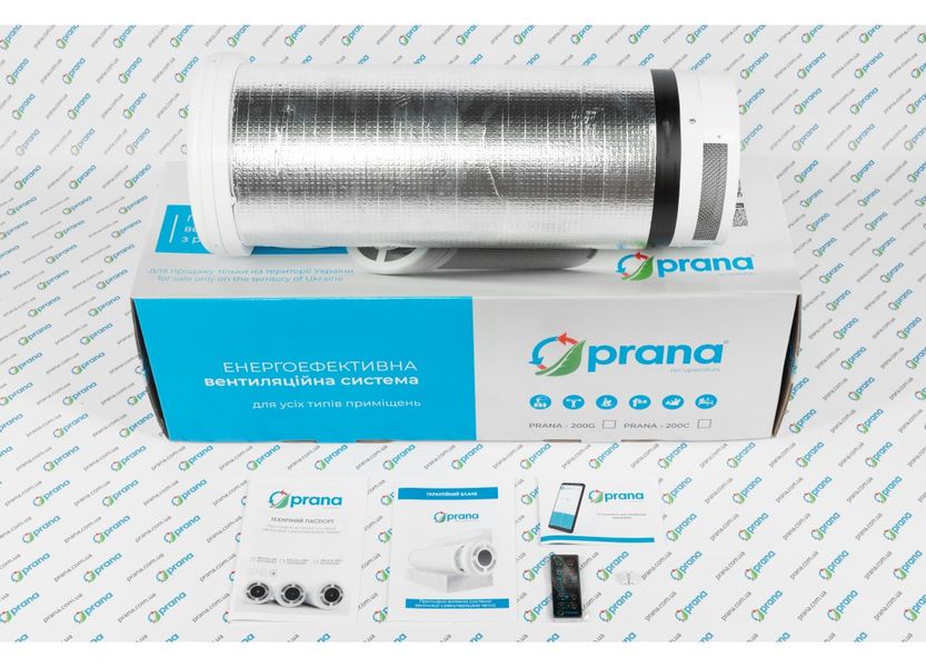 Рекуператор PRANA 200 G PRANA 200 G фото