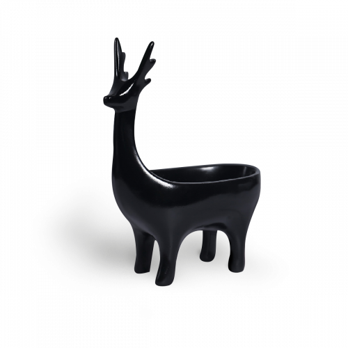 СТАТУЕТКА ДЕКОРАТИВНА ОЛЕНЬ - Чорний DH-ST-10 BLACK фото