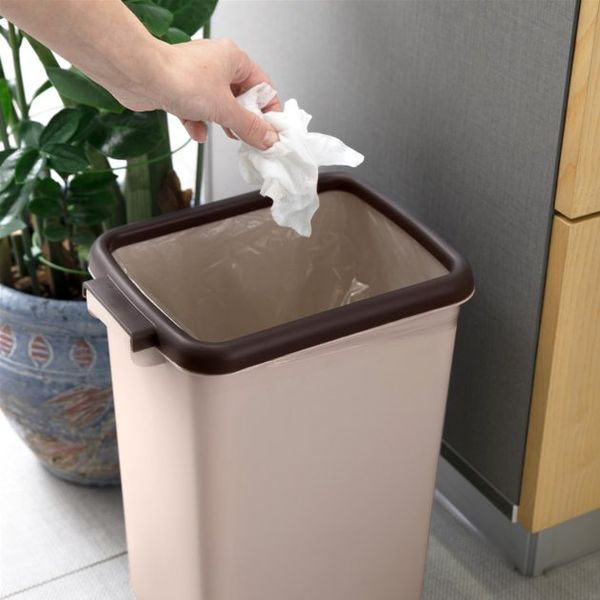 ВІДРО ДЛЯ СМІТТЯ БЕЗ КРИШКИ BIN-02 12L BEIGE BIN-02 12L BEIGE фото